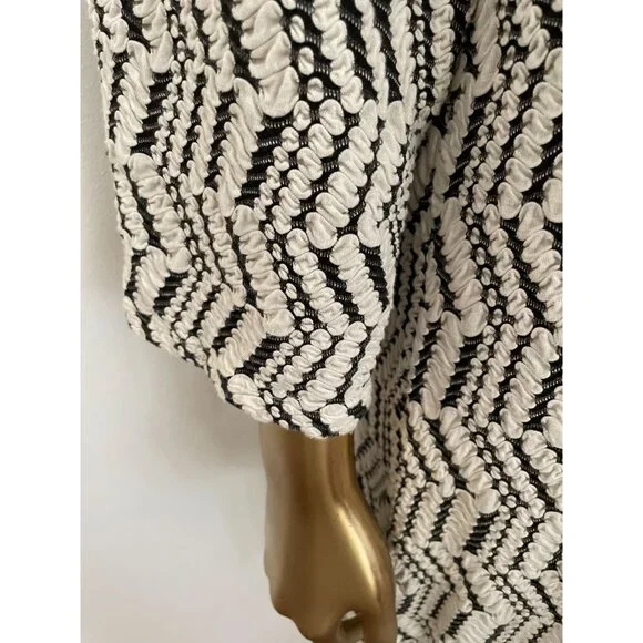 Ali Miles Women's 2X Textured Soft Fabric Design Dress - Picture 6 of 9